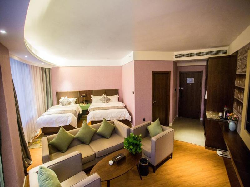 Gemei Hotel Luoyang Longmen High-Speed Railway Station Bagian luar foto